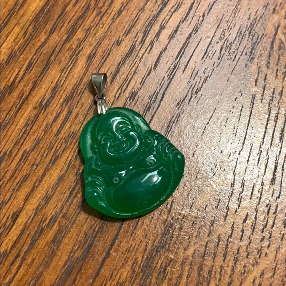Jade Buddha Charm